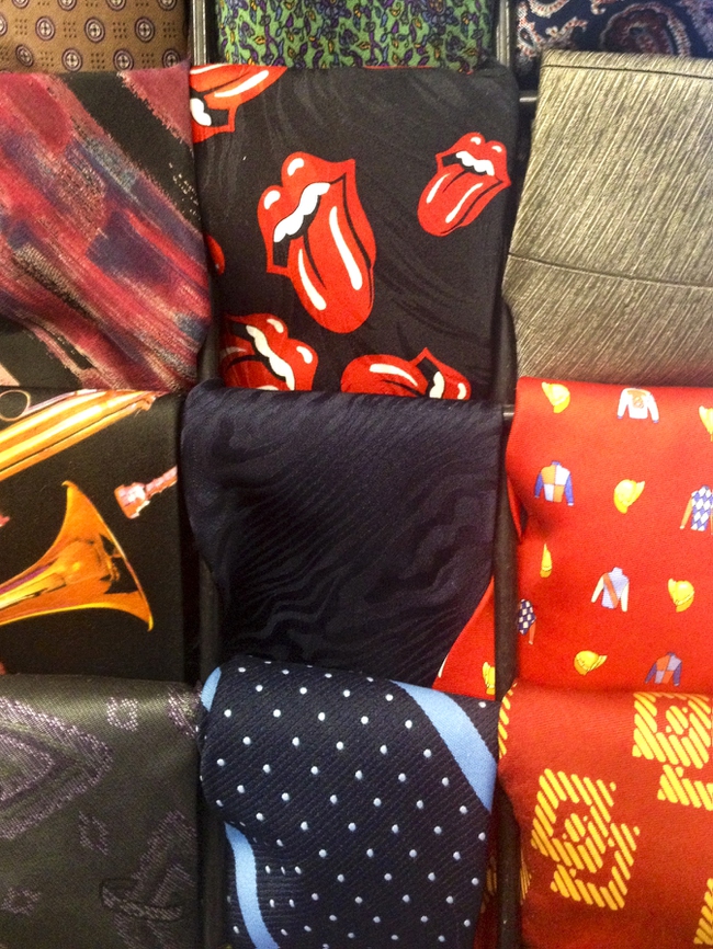 Merchandise on display at The Attic.